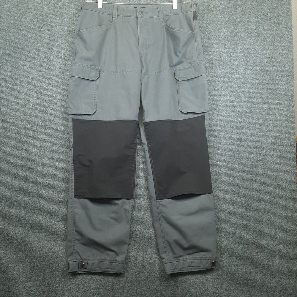 Patagonia Cargo Pants Iron Forge Hemp Canvas 21200 Size 36 Forge Grey Mens Work